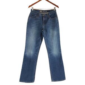 Cruel Girl Womens High Waist Size 7 Bootcut Jeans Juniors Medium Wash Blue Denim